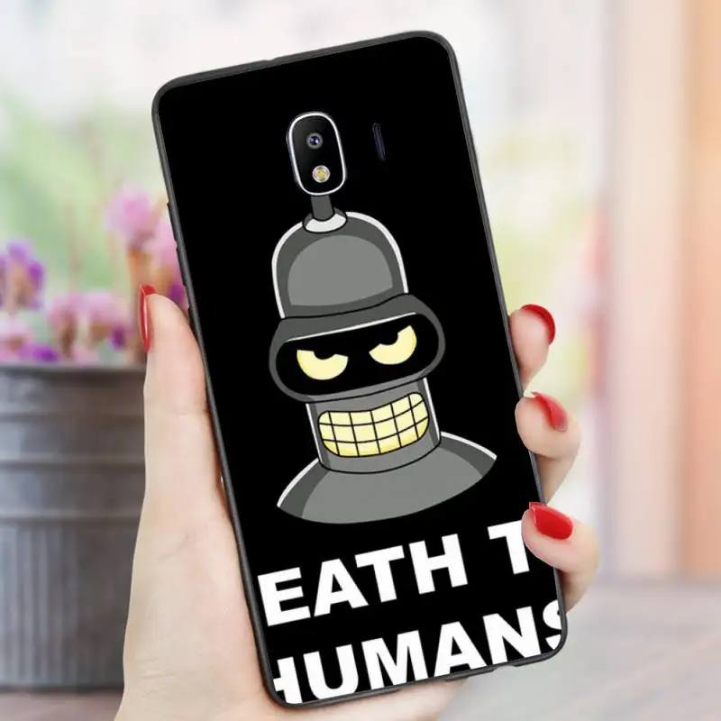 

Cute Futuramas for kid Phone Case for redmi 5 plus 6A 7A 8A 9A note 7 8T 9S Black Soft pro max nax fundas cover