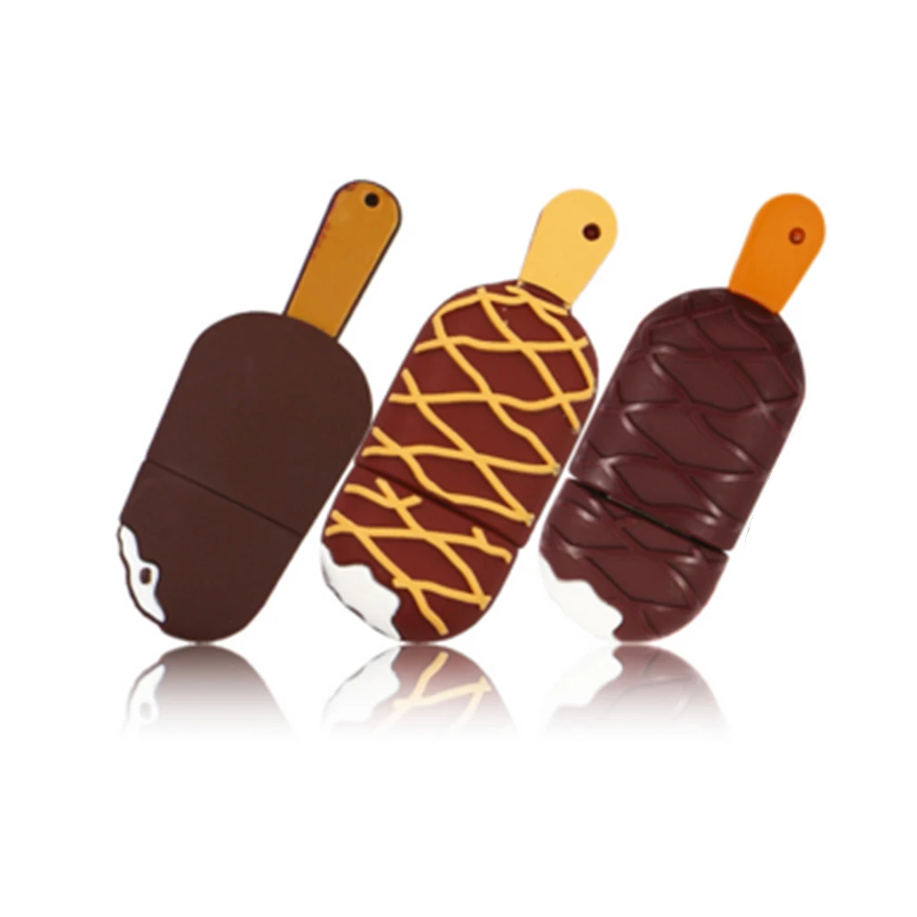 Cartoon Chocolate Ice Cream Written Test Drive 4gb 8gb 16gb 32gb 64gb 128gb Silicone USB 2.0 Pen | Компьютеры и офис