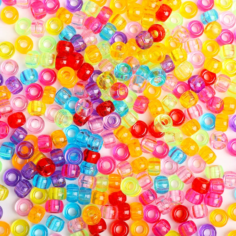 

100Pcs 6MM Mix Color Acrylic Spacer Round Beads For Jewelry Making DIY Necklace Bracelets Accessories for Handicrafts