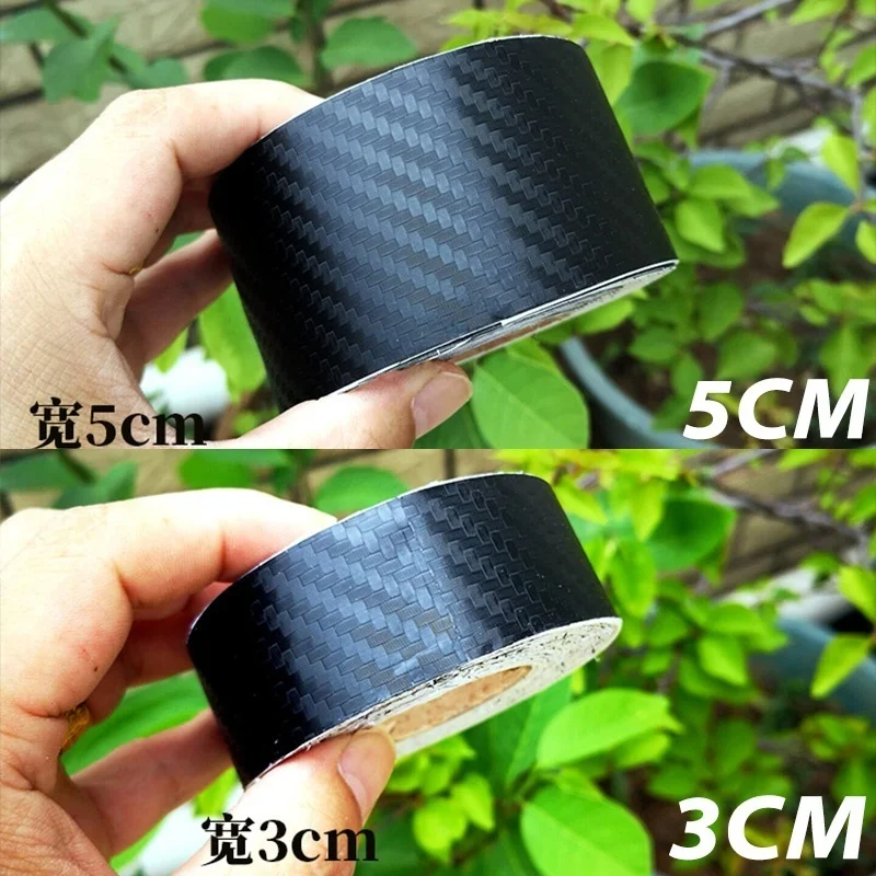 

5/3cm*3m 3D Carbon Fiber Car Stickers Door Sill Scuff Anti Scratch Tape Protection Film