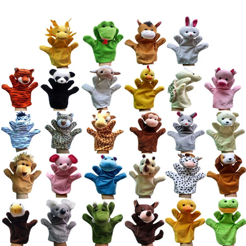 

Ручная игрушка-животное, 22 см, плюшевые игрушки, волк, ежик, крокодил, корова, Ручные куклы, искусственная кукла, игрушка для детей