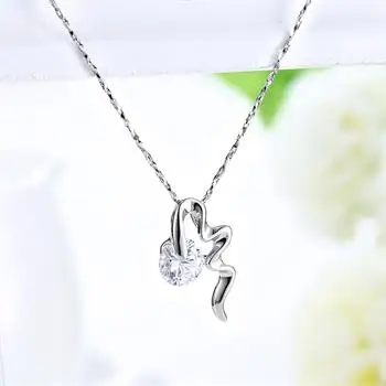 

Eco-friendly Jewelry White Gold Heart-shaped Pendant Women's Necklace