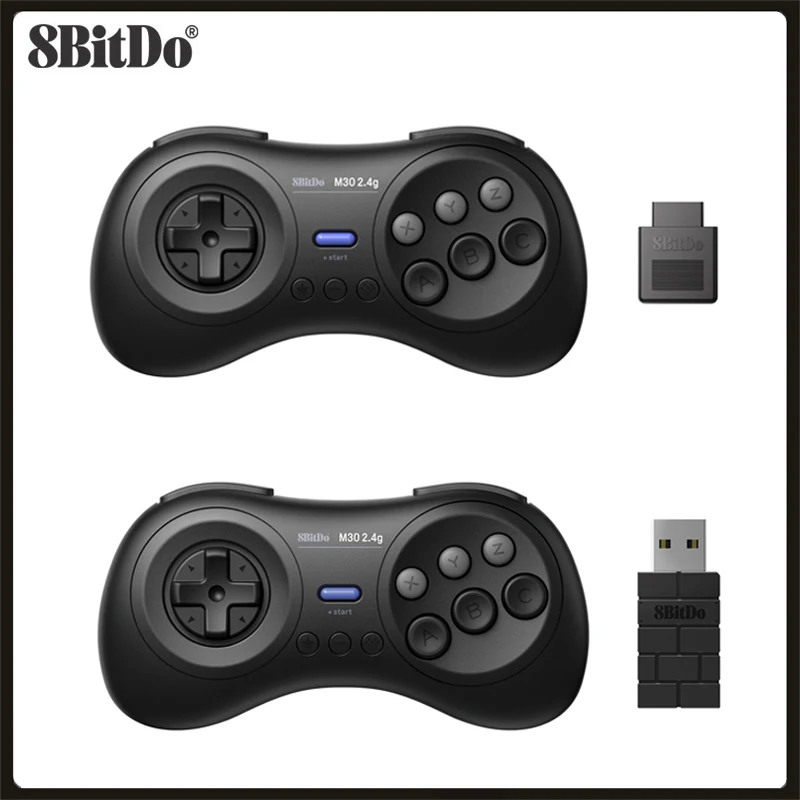 Беспроводной геймпад 8bitdo M30 2 4G для Sega Genesis/Gega Genesis Mini и Mega Drive/Mini - беспроводной