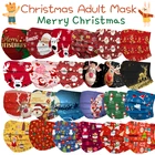 Рождественская маска, женские маски, Необычные маскарадные 3-слойные маскарадные машки нового