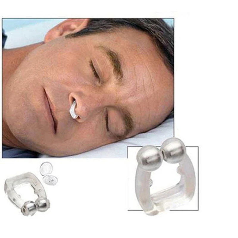 Portable Soft Health Relieve Silicone Nasal Congestion Anti-snore Snoring Devices Clip | Красота и здоровье