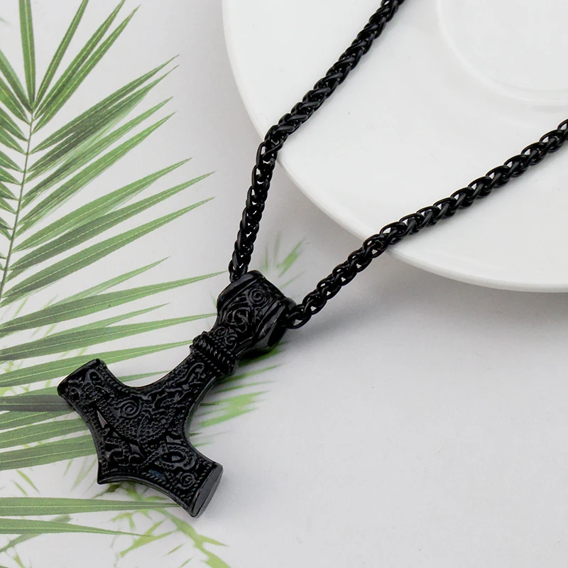 Новый Mjolnir Молот Тора скандинавские языческие символы кулон ожерелье из