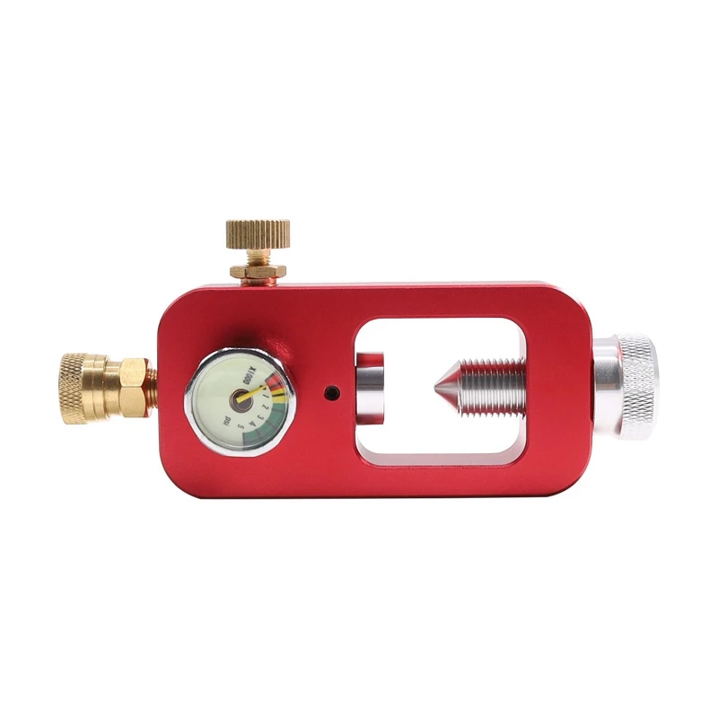 

Diving Tank Refill Adapter with 5000Psi Pressure Gauge Diving Oxygen Cylinder Refill Adapter for Oxygen Cylinder