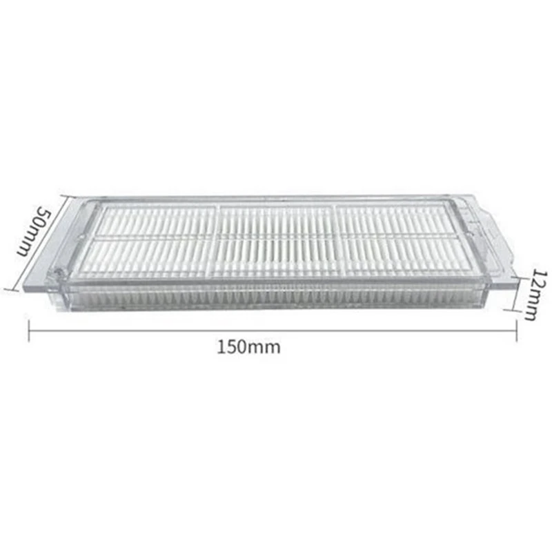 

Hepa Filter Side Brush for Xiaomi Mijia STYJ02YM Mi Mop Pro for Conga 3490 for Viomi V2 PRO V3 SE V-RVCLM21B