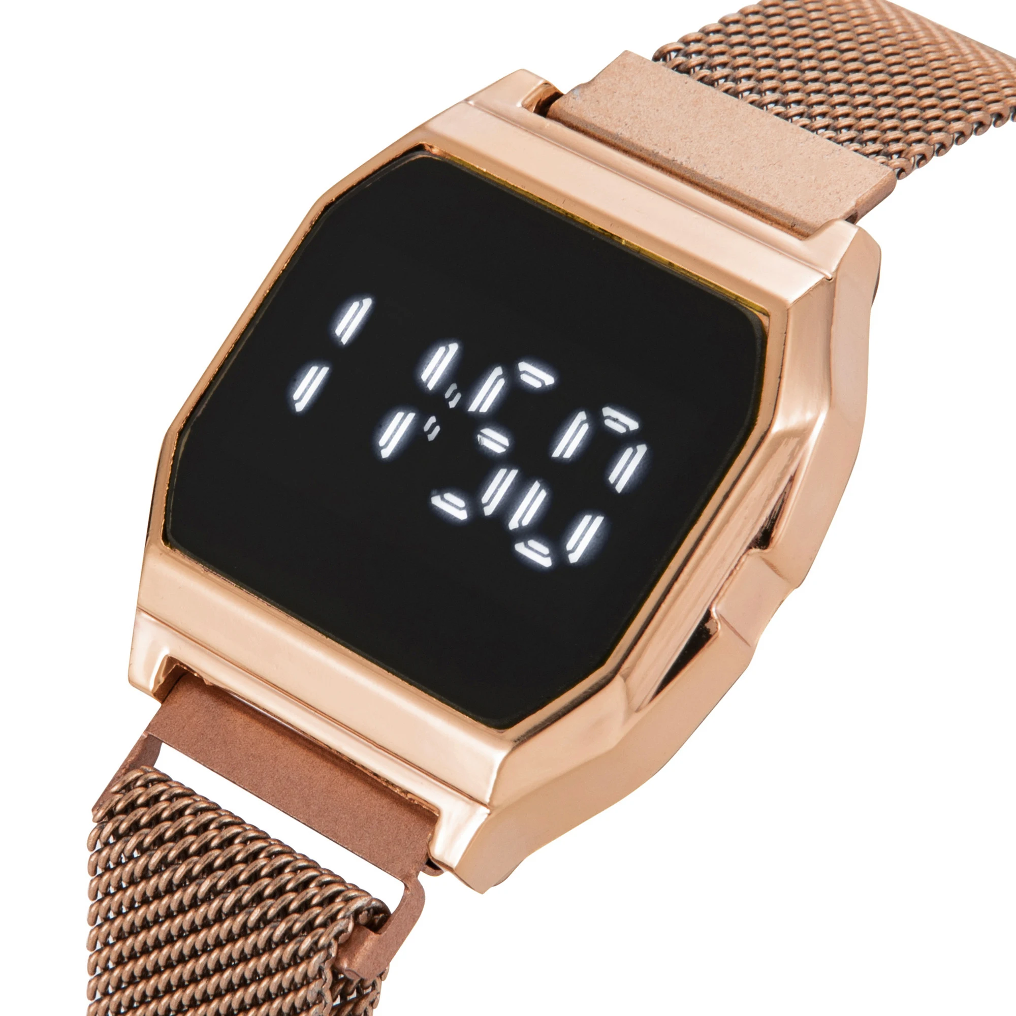 

Men's Watches Luxury Fashion Casual LED Touch Screen Digital Clock Men Stainless Steel Strap Waterproof Wristwatch Zegarek Mski