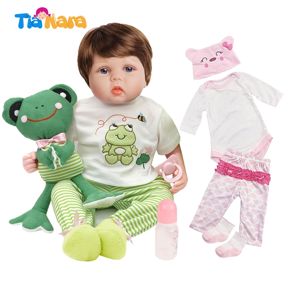 Милые куклы Младенцы Tianara 55 см детские игрушки для девочек и мальчиков