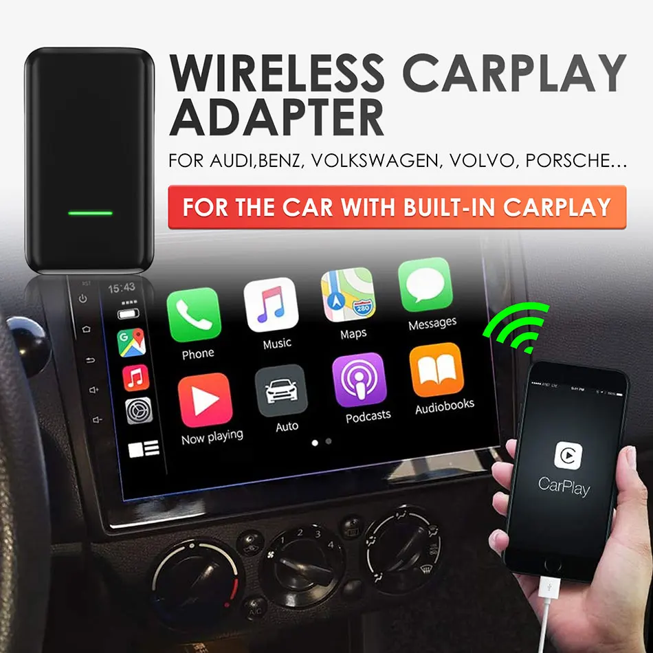 Адаптер ET C4 CarPlay для оригинальных автомобилей поддерживает iPhone оригинальный