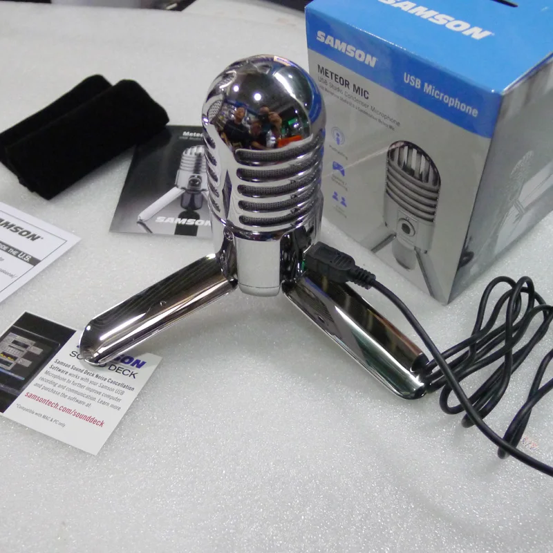 Микрофон конденсаторный SAMSON Meteor USB-конденсаторный кардиоидный микрофон для