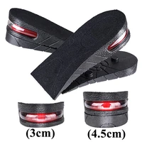 3 4 5cm invisible inner height insoles lifting increase insert outdoor foot protection pad men women heel cushion hidden insole