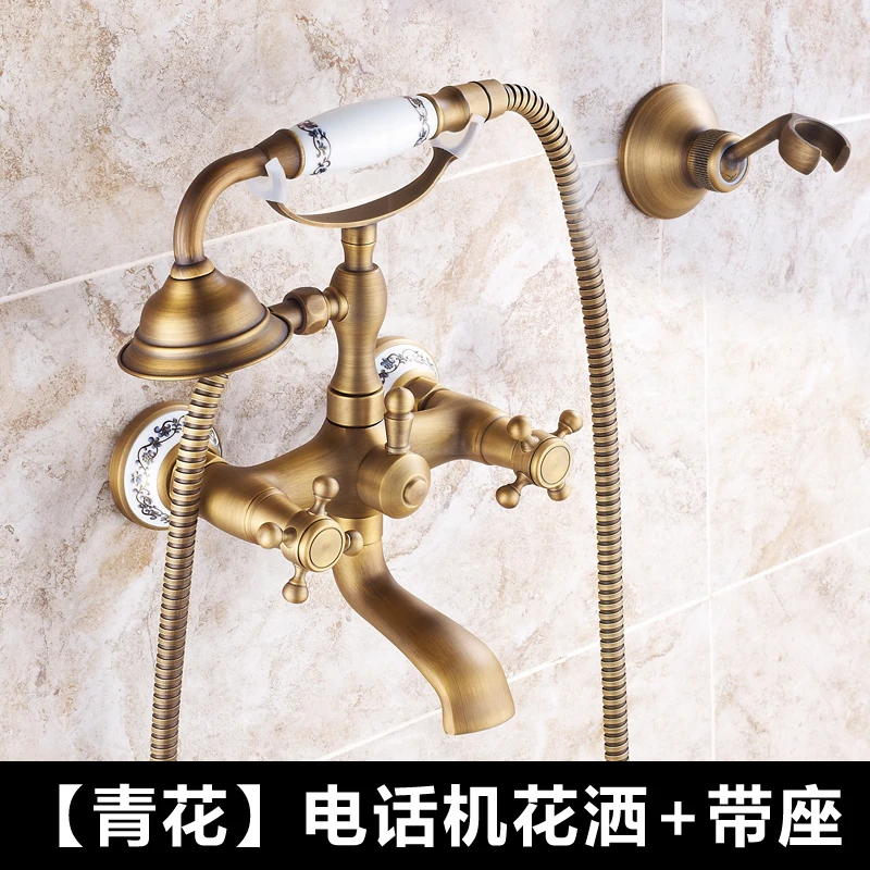 

Mixer Tap Vintage Bathtub Faucet Shower Head Jacuzzi Accessories Waterfall Bathroom Faucets Luxury Grifo Home Improvement EH50BF