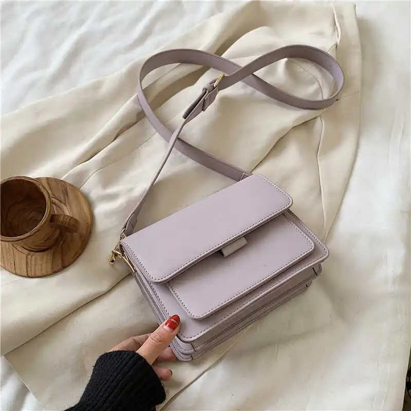 Модные маленькие сумки конверты через плечо для женщин однотонные женские Сумки