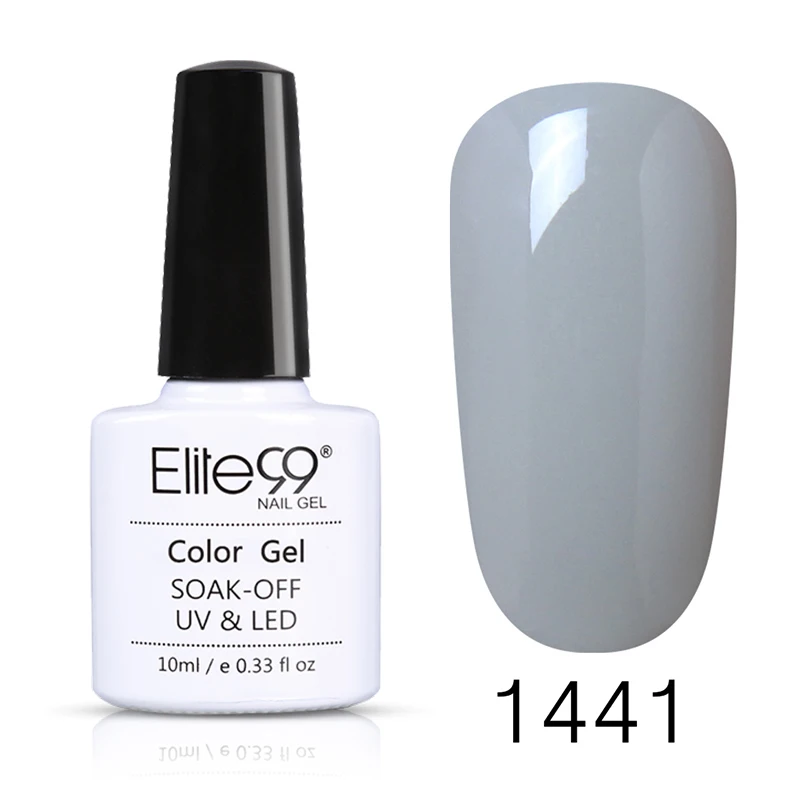 1441 Elite99 10 MLUV, Гель-лак для ногтей, светодиодный, лампа, Гель-лак, Гель-лак, чистый цвет, Полупостоянный Гель-лак, грунтовка для ногтей - Цвет: 1441