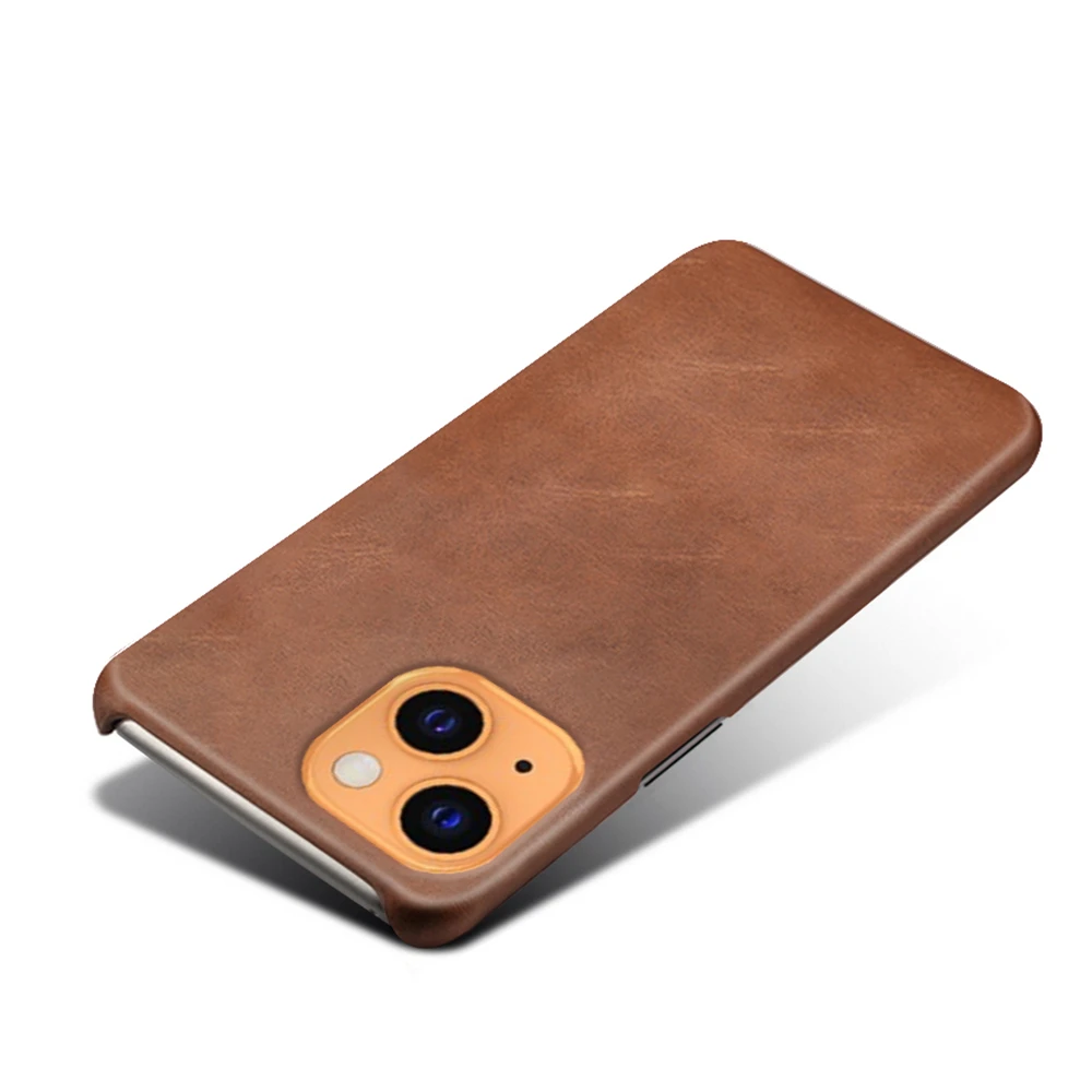 

iPhone 13 Case Luxury Vegan PU Leather Cover For iPhone 13 Mini Funda Wearable Slim Coque For iPhone Apple 13 13Mini Phone Case