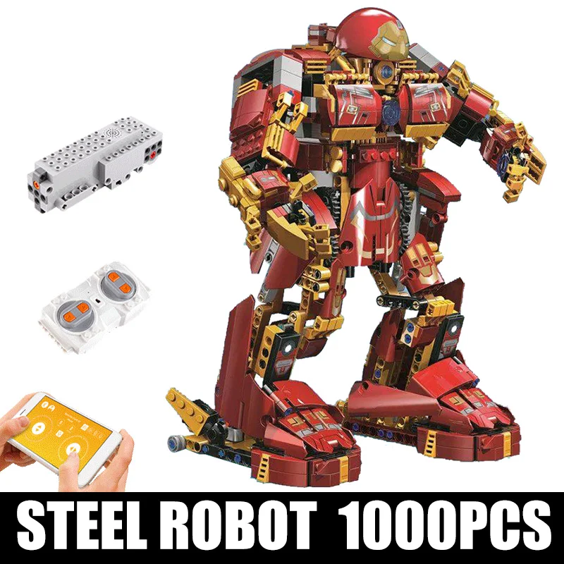 

Молд KING 15039 креативные игрушки приложение RC моторизованный робот MK Buster Модель Сборка строительные блоки кирпичи для детей рождественские п...