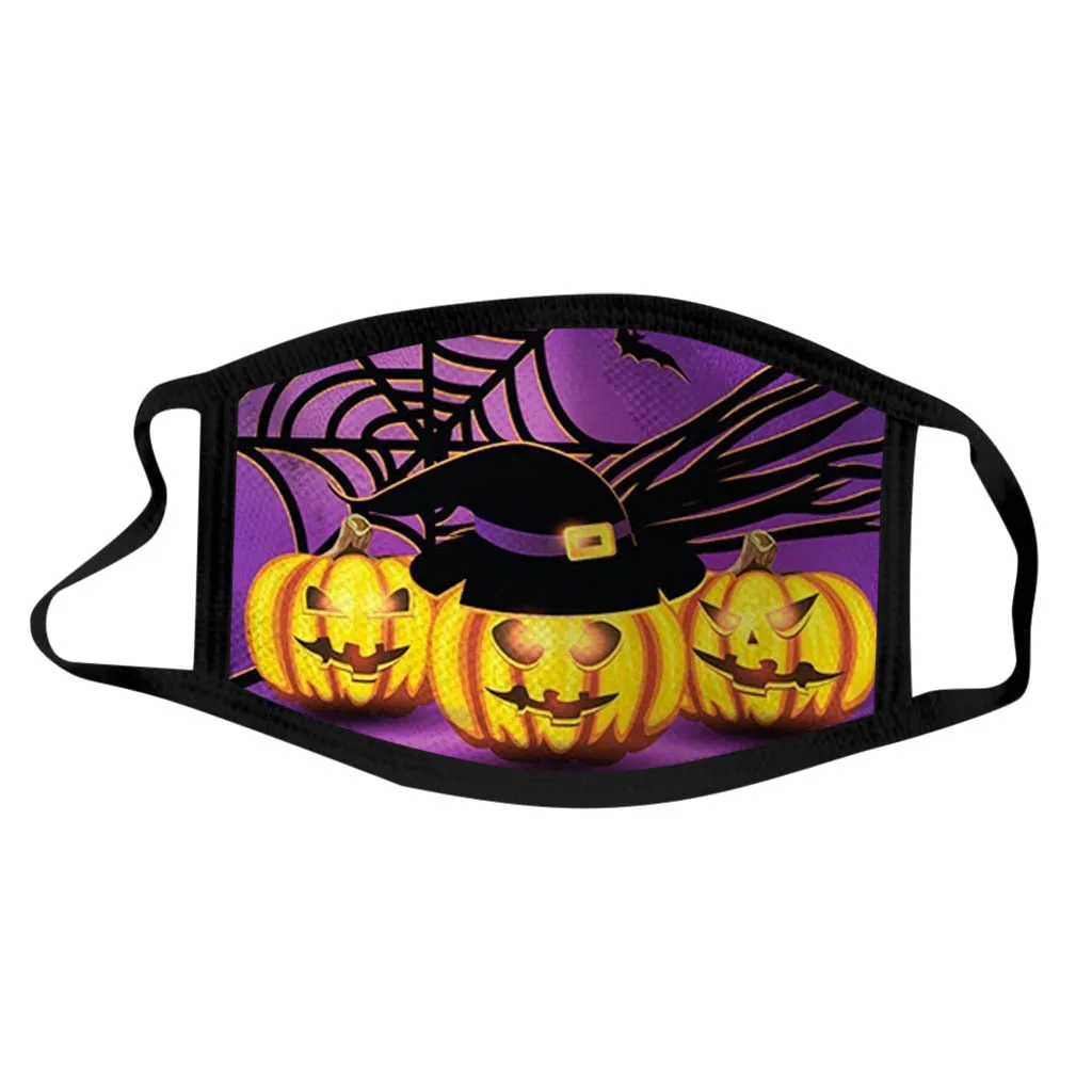 

5pcs Reusable Print Masks Resue Breathable Multi-Purpose Face Cover Halloween Adjustable Mask mondkapjes mascarilla tela #915