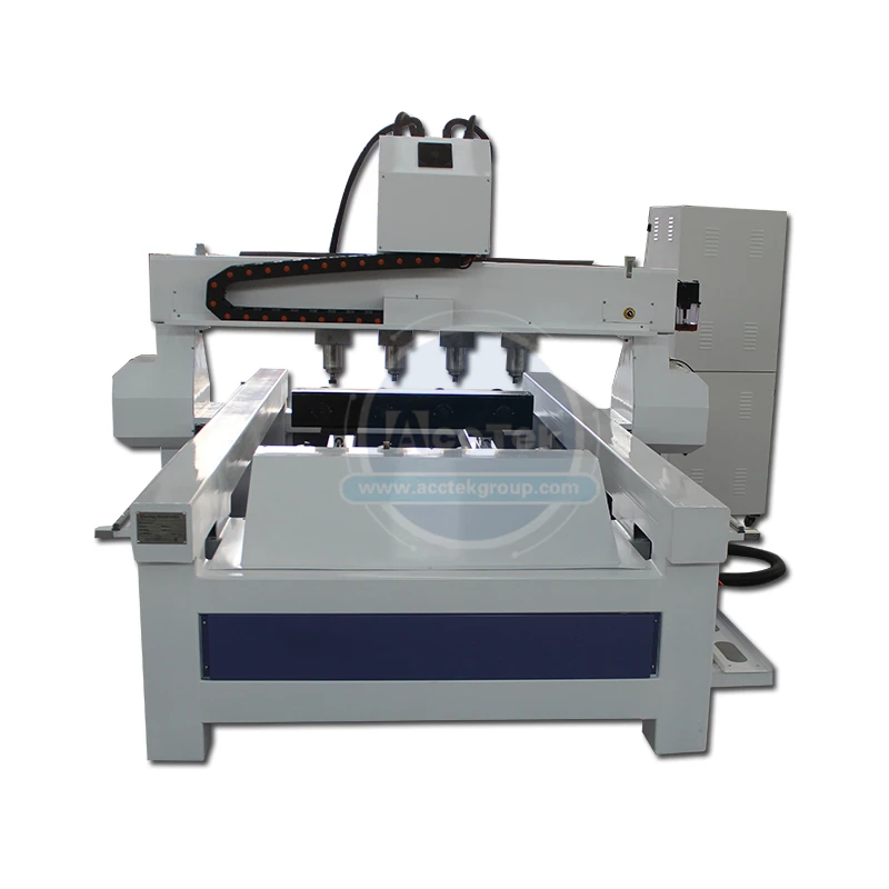 

China high ffficiency 3d wood rotary lathe carving machine 4 axis rotary multi head cnc router for desk chair