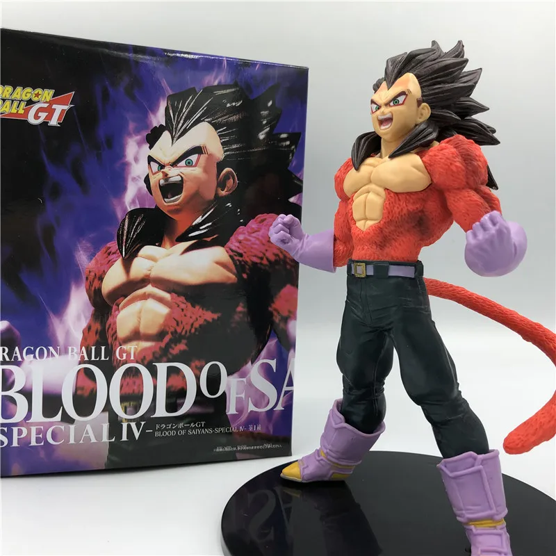 Dragon Ball Z Goku GT кровь Саян вырывается Супер Саян 4 красный боевой вер. ПВХ фигурка DBZ коллекция 20 см