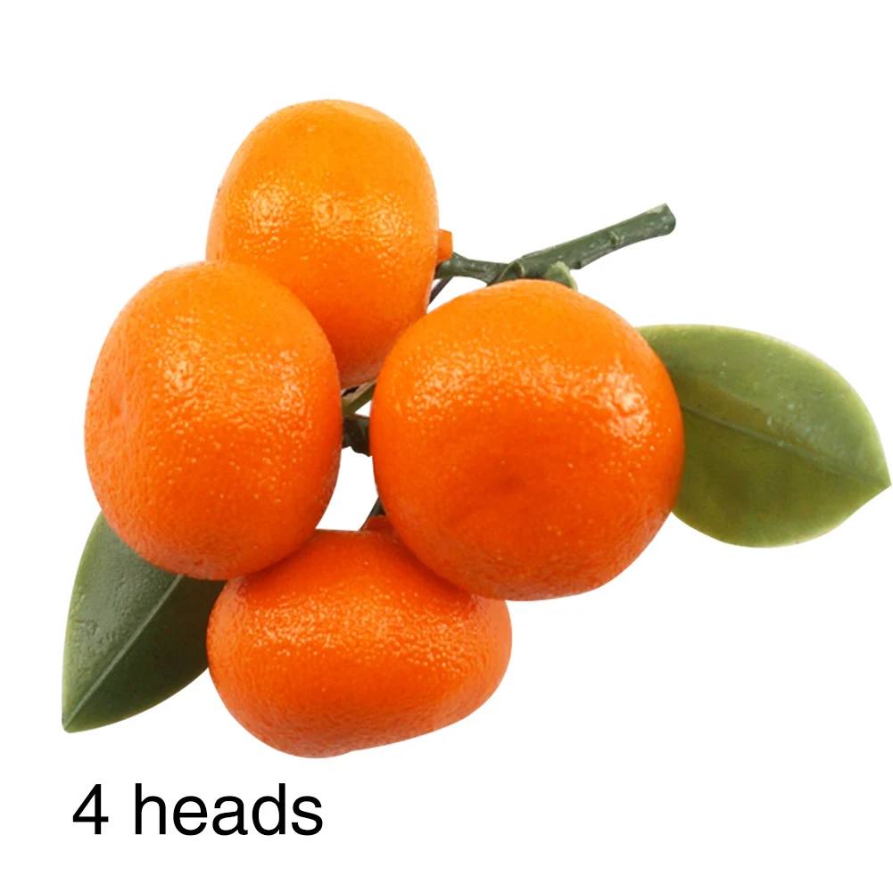 Вечерние праздничные декоративные реалистичные маленькие Мандариновые для