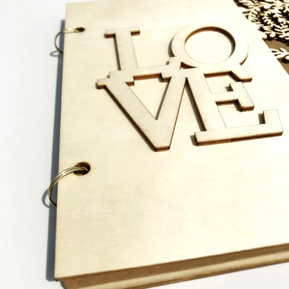 Свадебная Гостевая книга персонализированная деревянная на день рождения