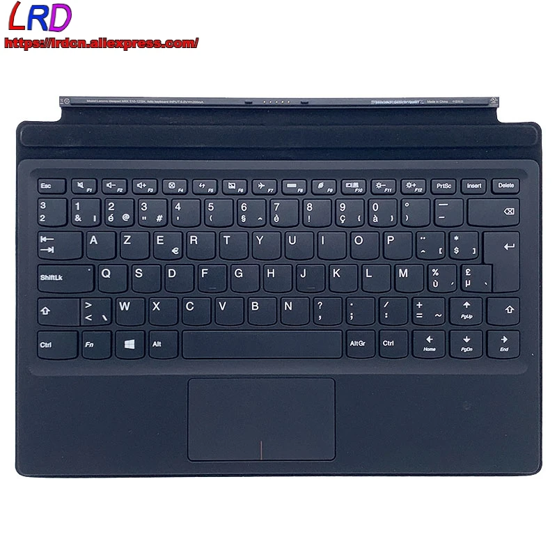

New Original BE Belgian Portable Mini Base Folio Keyboard Case for Lenovo Ideapad Miix 510 -12IKB -12ISK Tablet 5N20N21121
