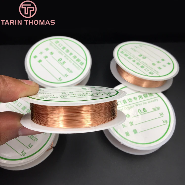 1 рулон 0 3 мм 4 5 6 8 медный цвет может сделать форму металлический провод Diy
