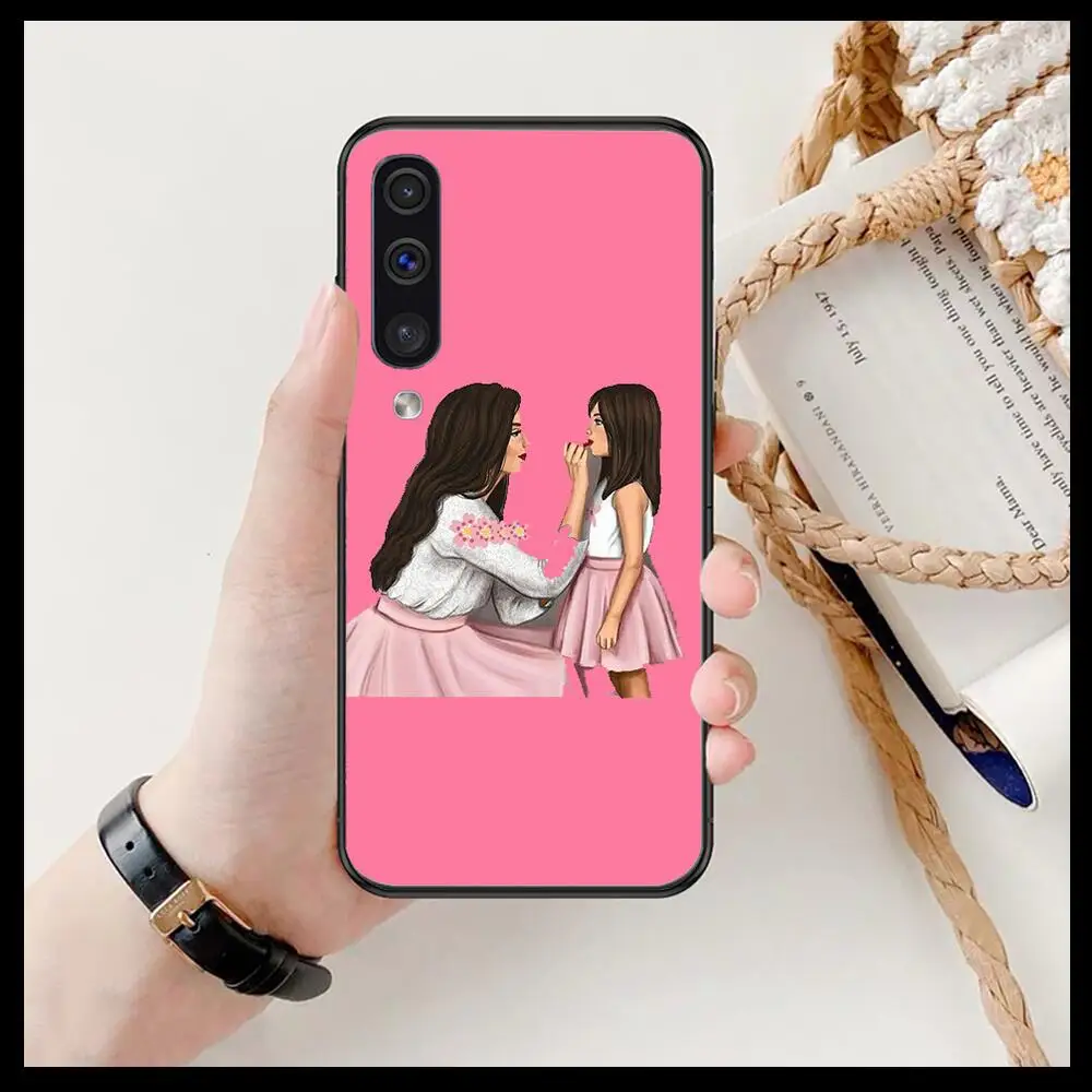 

case new style Mom Love baby Various color case Mom girl boby for Phone cover hull For SamSung Galaxy S 8 9 10 20 21 S30 Plus Ed