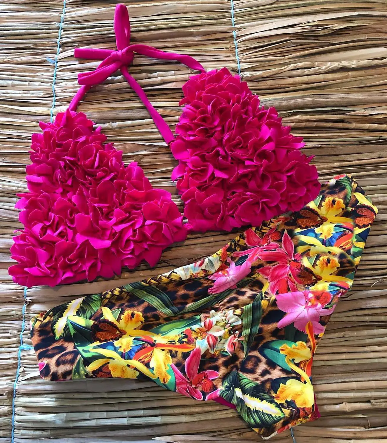 

2020 Sexy Bikinis Women 2019 Micro Bikini Set Push Up Cut Flower Two Piece Swimsuit Female Bandage Swimwear Bathing Suit Biquini