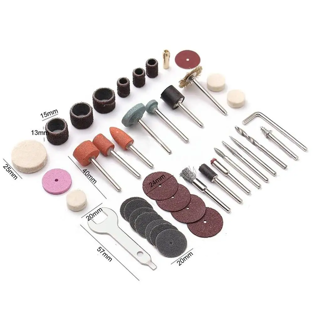 

Cutting Rotary Tool Accessories Sanding De-burring 40pcs/Set Polishing