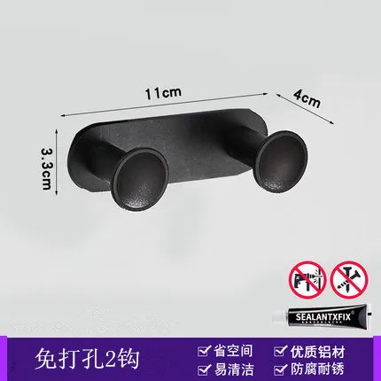 

Home Stretchable Folding Hanger Kitchen Household Nordic Creative Wall Hanger Hook Free Punching Creative Storage Hook