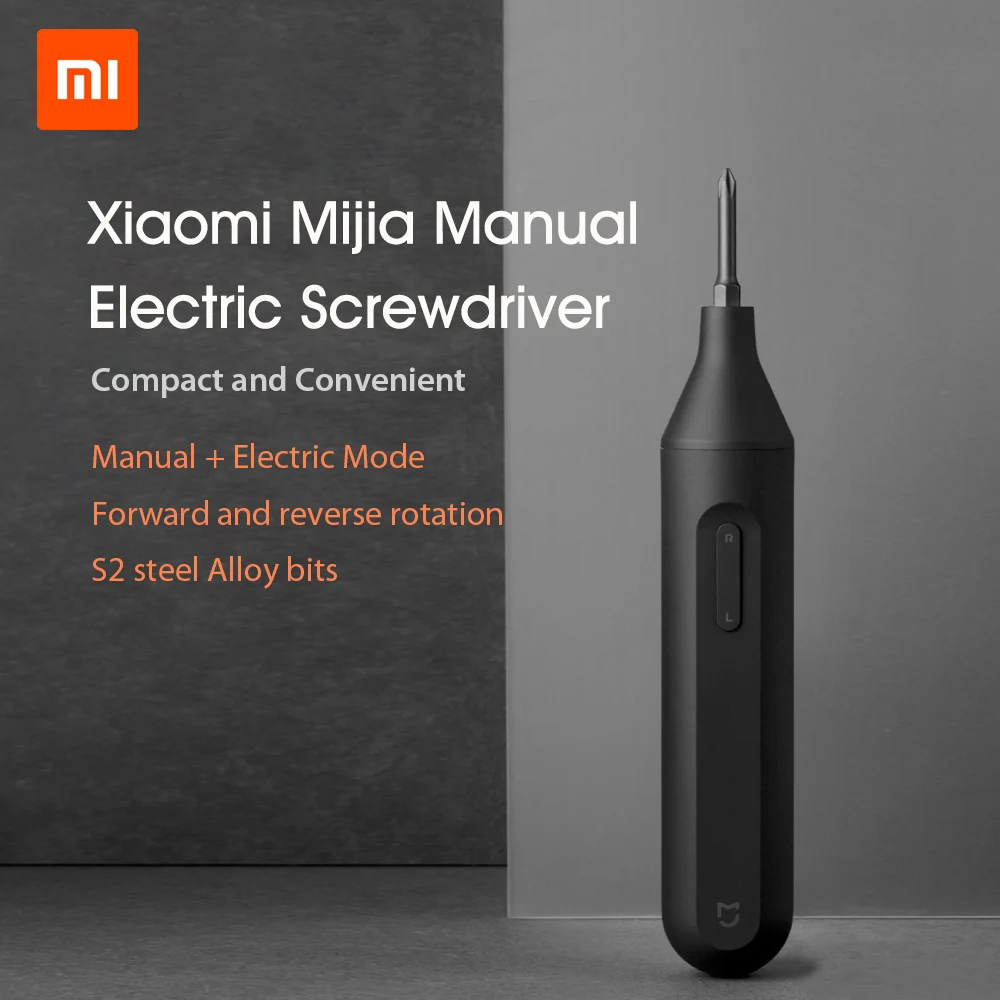 

Набор электрических ручных отверток Xiaomi Mijia, 1500 мАч, стальные биты, инструменты для домашнего ремонта с удлиненным стержнем, скрытый набор о...