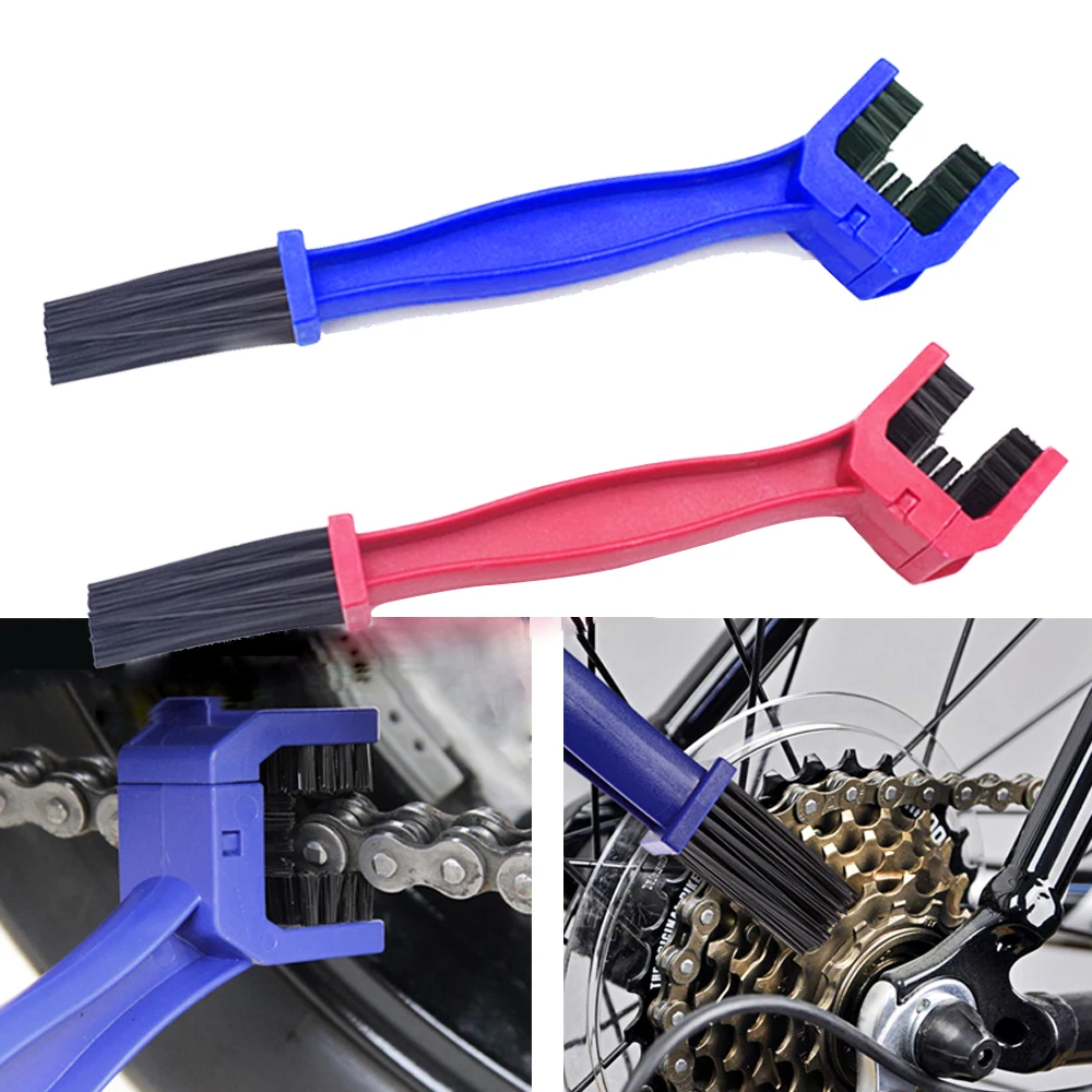 Щетка для чистки цепи мотоцикла инструмент удаления грязи щетка велосипеда honda