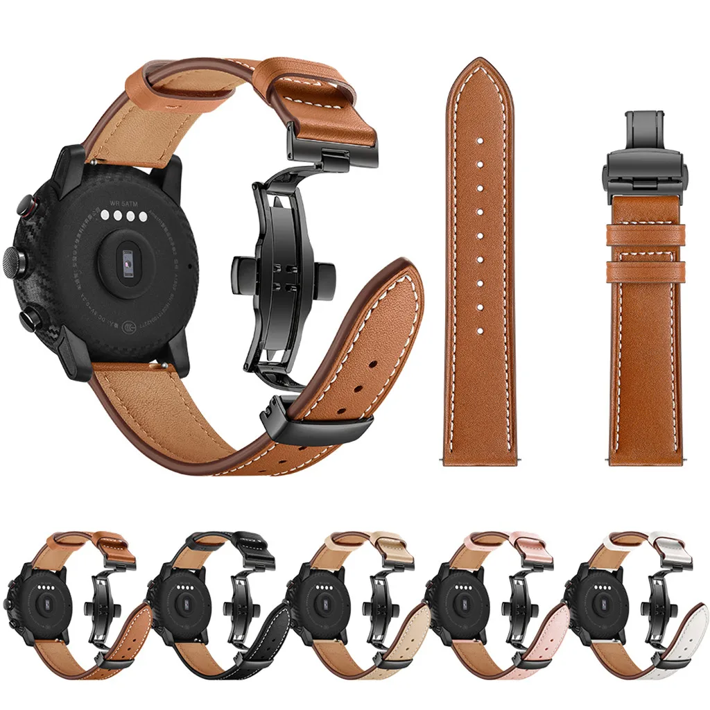 Сменный Браслет GEMIXI роскошный кожаный ремешок для часов Xiaomi Huami AMAZFIT 2/2S
