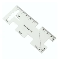 1/4" METAL RULER FOOT Frame Quilting Embroidery Low Shank Singer Pfaff Viking Brother EN-01 and EN-01J