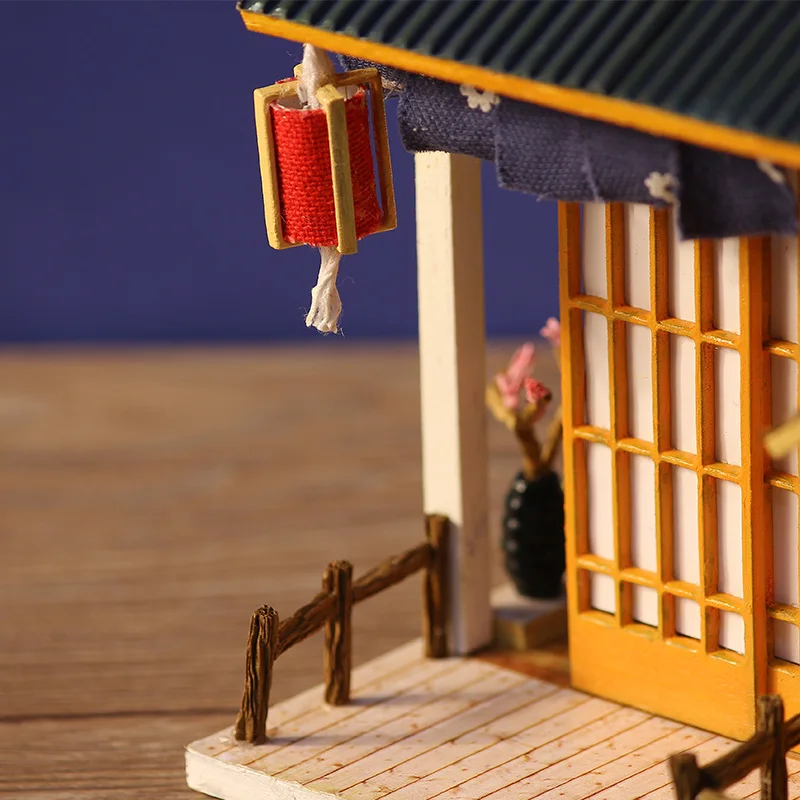 Кукольный дом мебель деревянная миниатюрная DIY Набор С Пылезащитным покрытием музыкальная шкатулка собрать ремесла игрушка лучший подарок на день рождения для детей девочек
