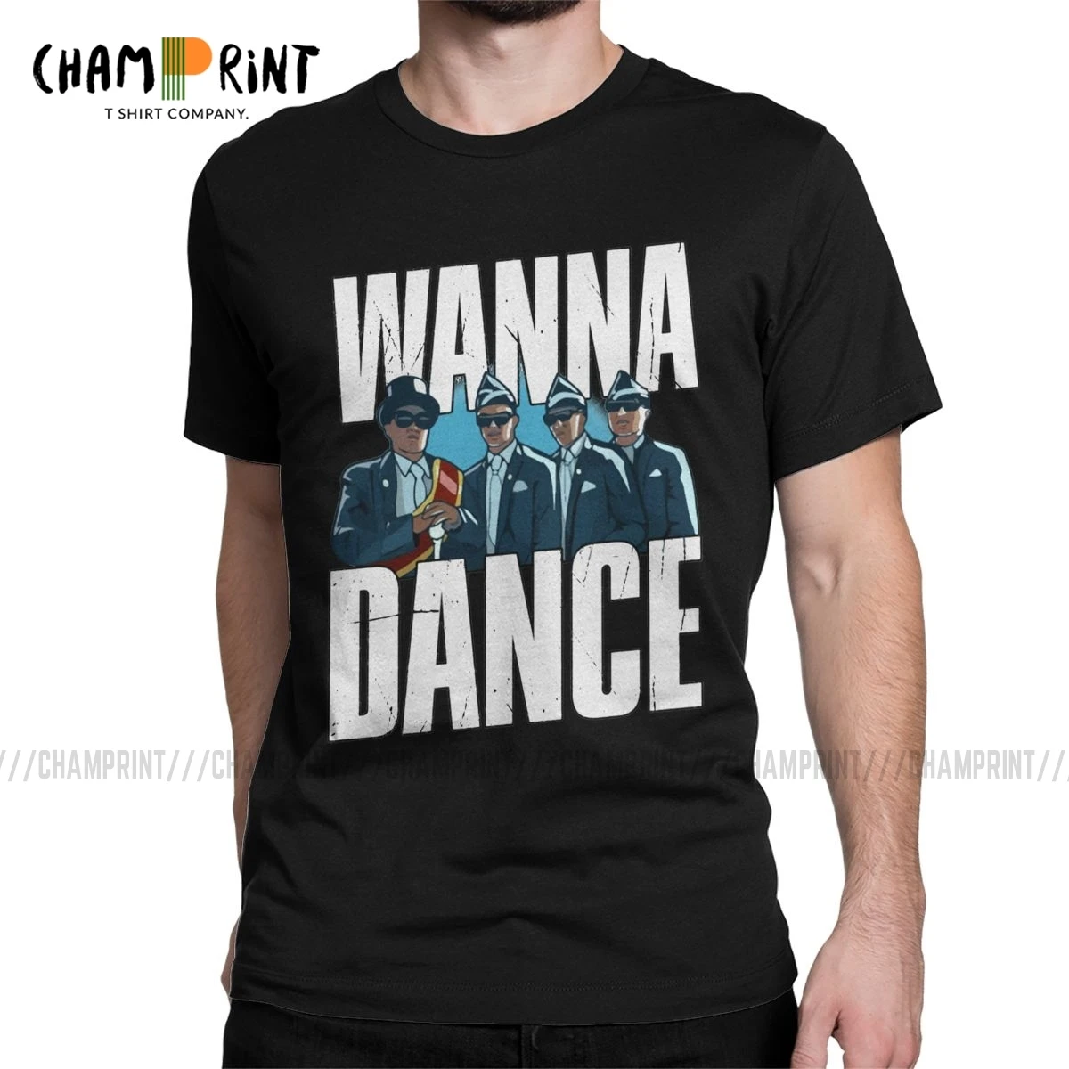Wanna Dance Coffin мужская футболка 2020 веселый Meme Funeral с шкатулкой Pallbearers Новинка футболки