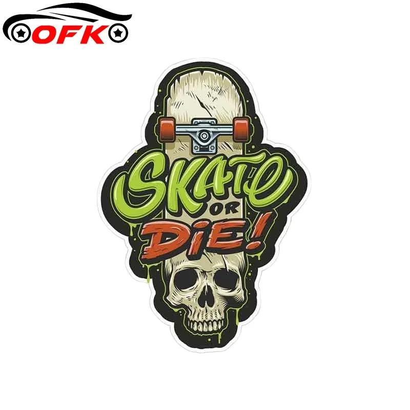 

Виниловая наклейка для скейта или автомобиля OFK, 13 см X 9,5 см