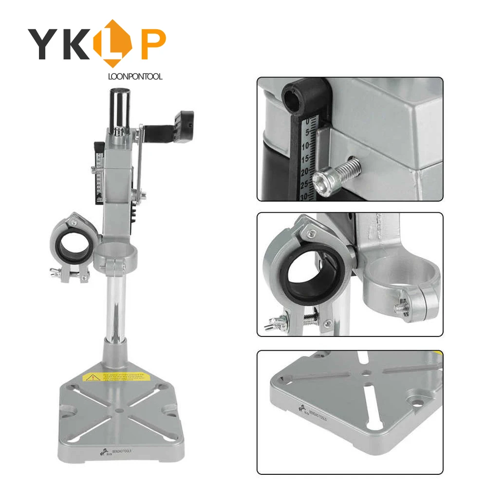 

Electric Drill Bracket 500mm Drilling Hole Bracket Grinder Rack Stand Clamp Double Head Clamping Diameter 38-42mm