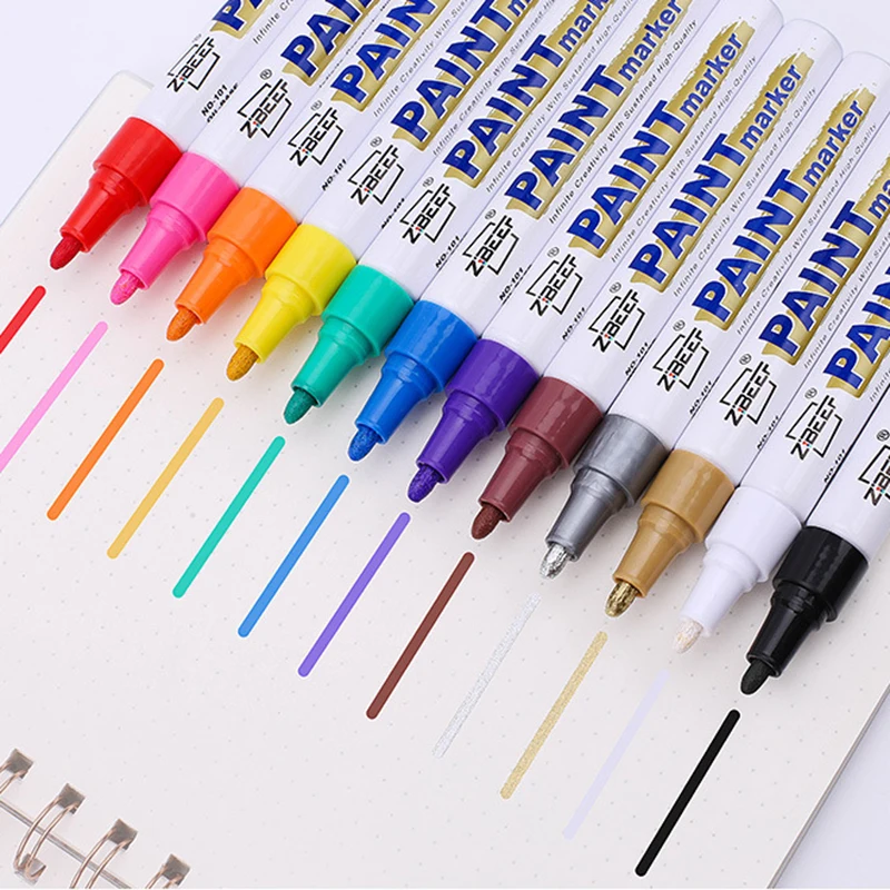 

12 Colors Car Scratch Remover Pen Auto Touch Up Paint Repair Pen Vehicle Tyre Paint Marker Clear Kit for Car Styling Scratch Fix