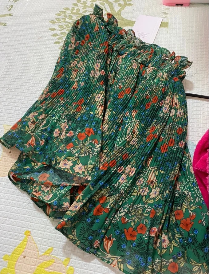 

Print Shorts for Women Summer New Korean Style Vintage Floral Leisure Wide Leg Shorts Skirts Female Jupe Faldas Mujer Moda 2020