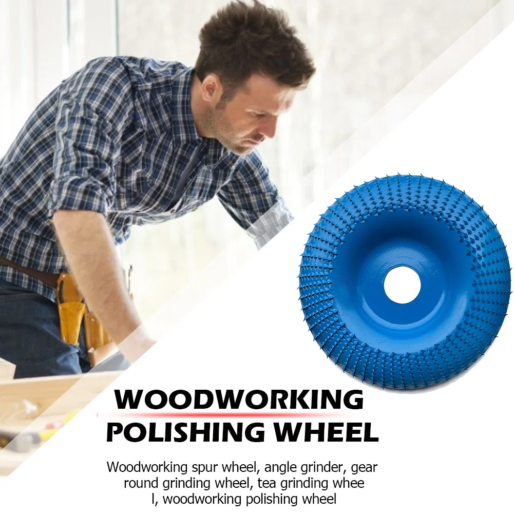 

22mm Bore Round Wood Shaping Angle Grinding Wheel Tungsten Carbide Rotary Abrasive Disc for Angle Grinder Woodworking