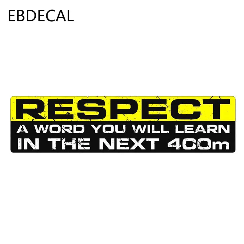 Ebdeckle Стайлинг респект для Авто/бампер/окно/наклейка на стену стикеры наклейки DIY