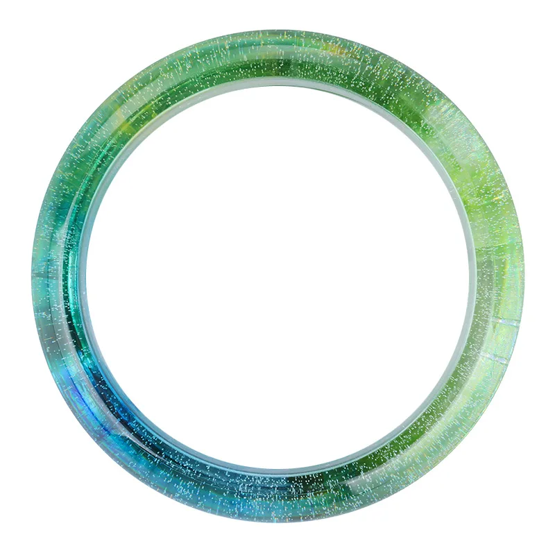 Прозрачная силиконовая форма для приглашений в виде высушенных цветов круглого