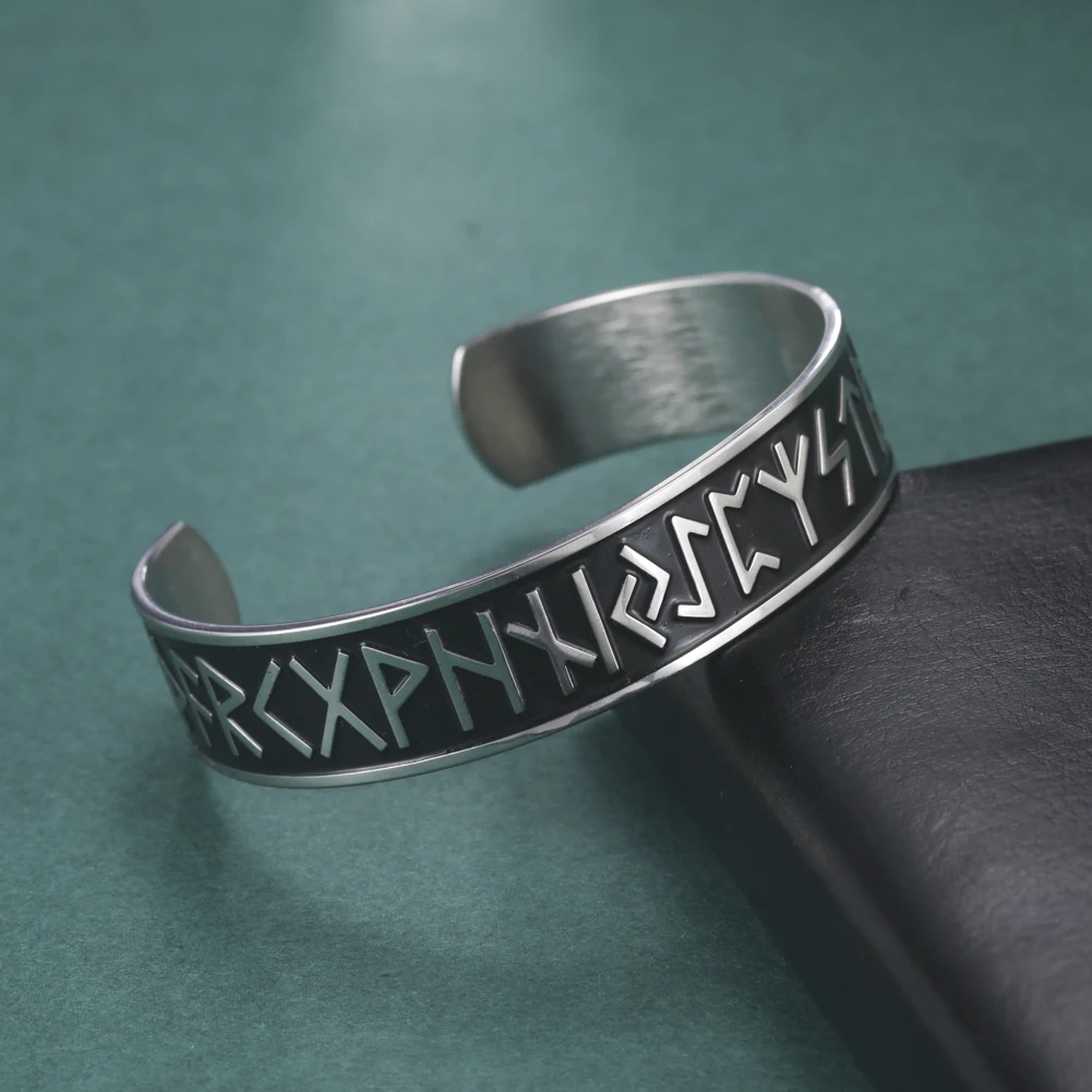 My Shape Браслеты-манжеты с рунами викингов для женщин и мужчин викканский амулет