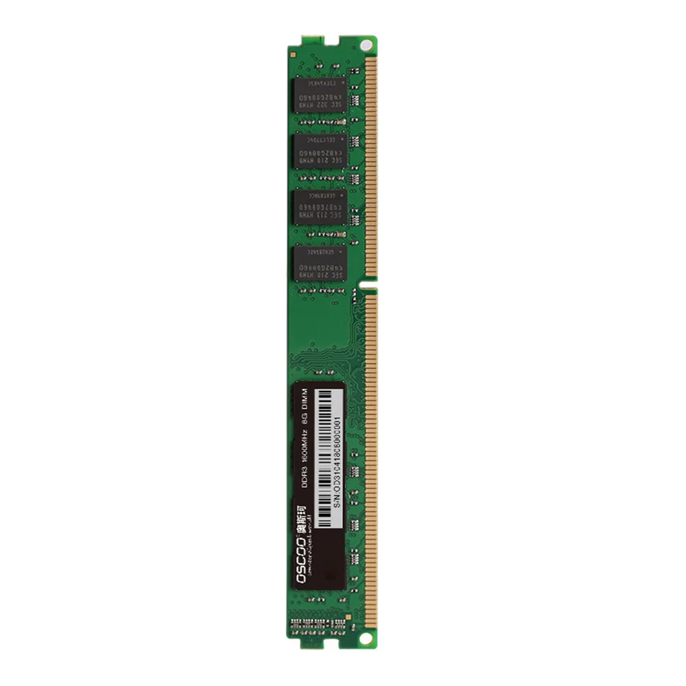

OSCOO DDR3 RAM 2GB/4GB/8GB 1600MHz UDIMM Memory 240Pin Computer Motherboards Memory Bar for PC Desktop Office Home