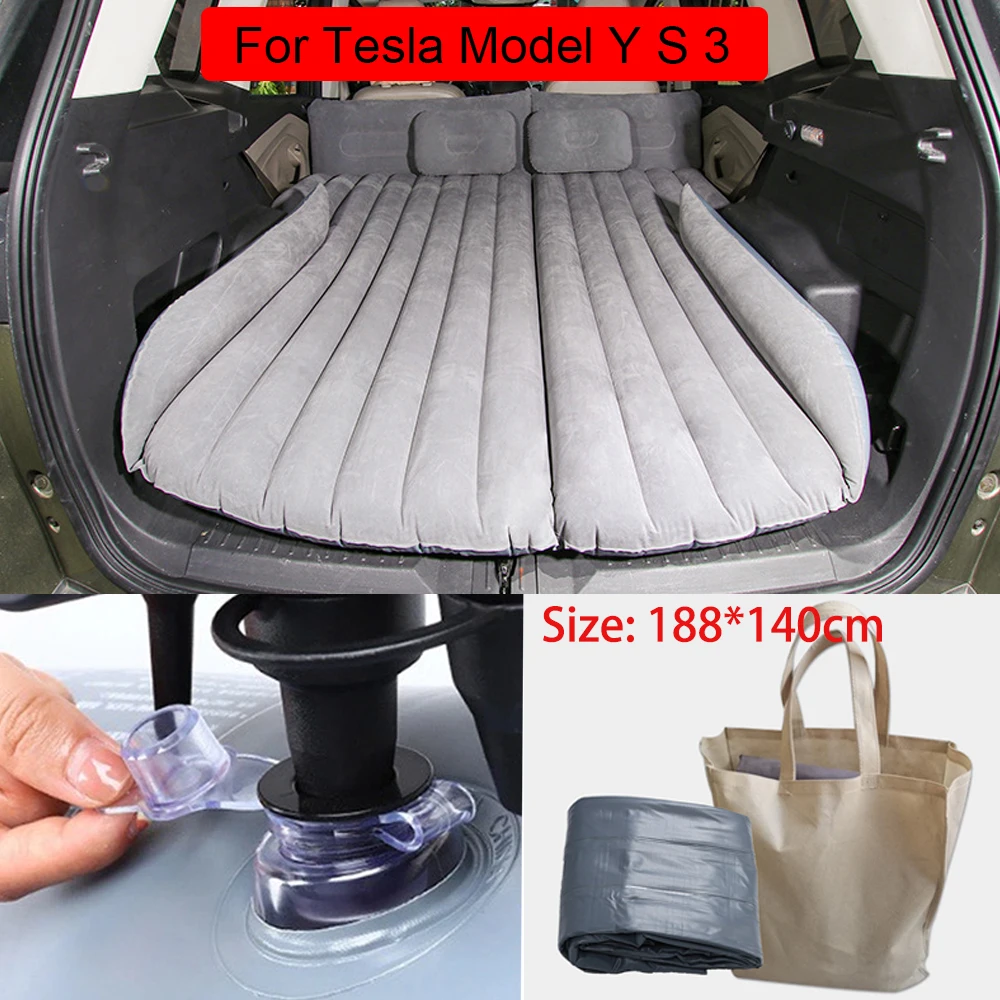 Автомобильная надувная кровать для Tesla Model 3/Y/S 2021Car SUV дорожная уличная воздушная
