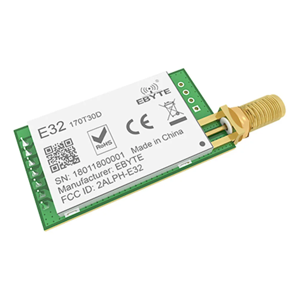 E32 170T30D LoRa 30 дБм большой диапазон SX1278 170 МГц 1 Вт SMA антенна vhf беспроводной